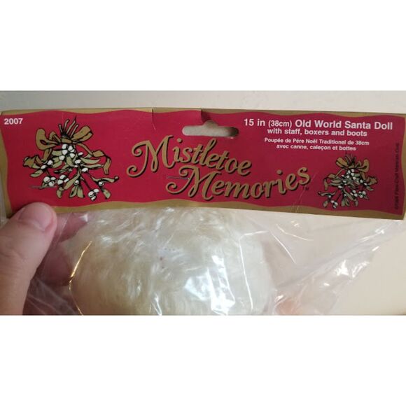 New 15" Old World Santa Doll with Staff, Boxers & Boots- 3 Available - Picture 2 of 6